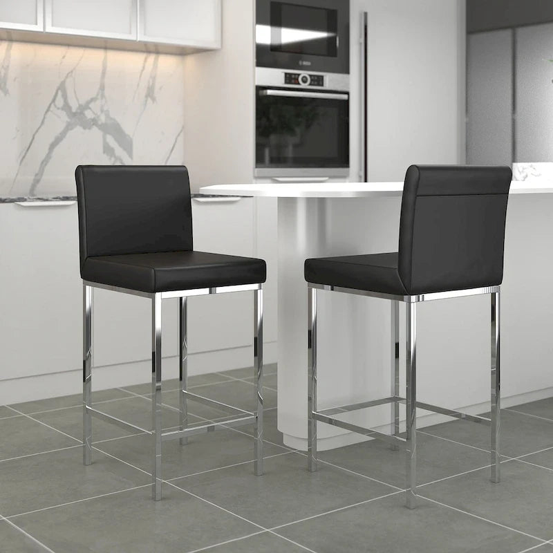 2 moderne Thekenhocker