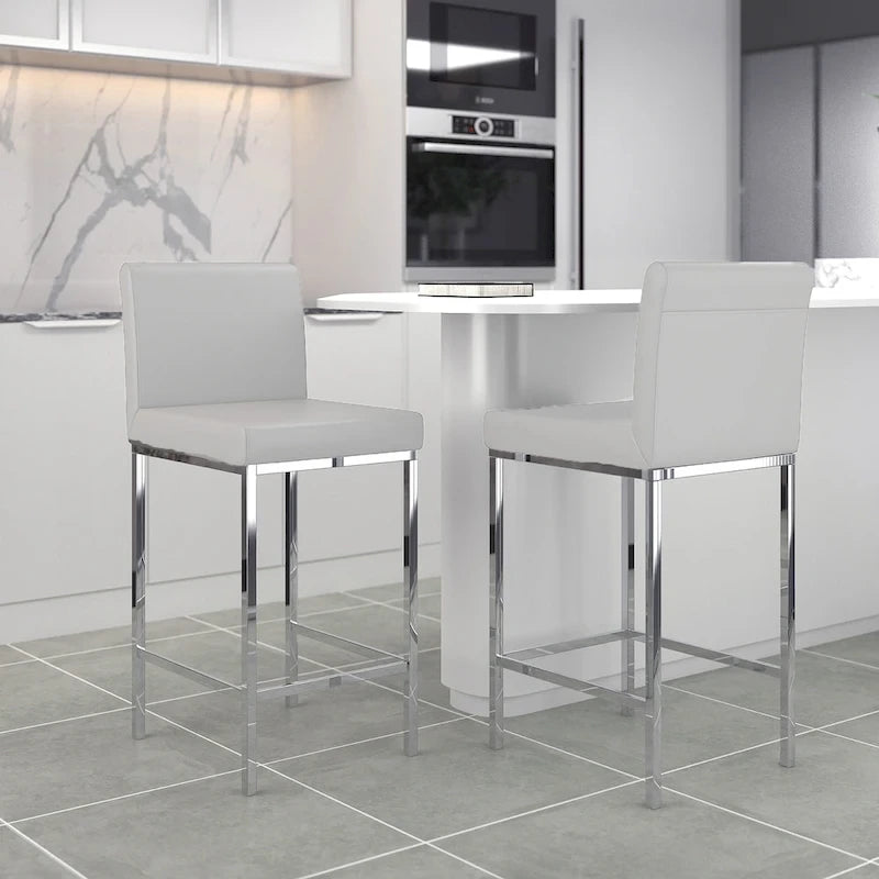 2 moderne Thekenhocker