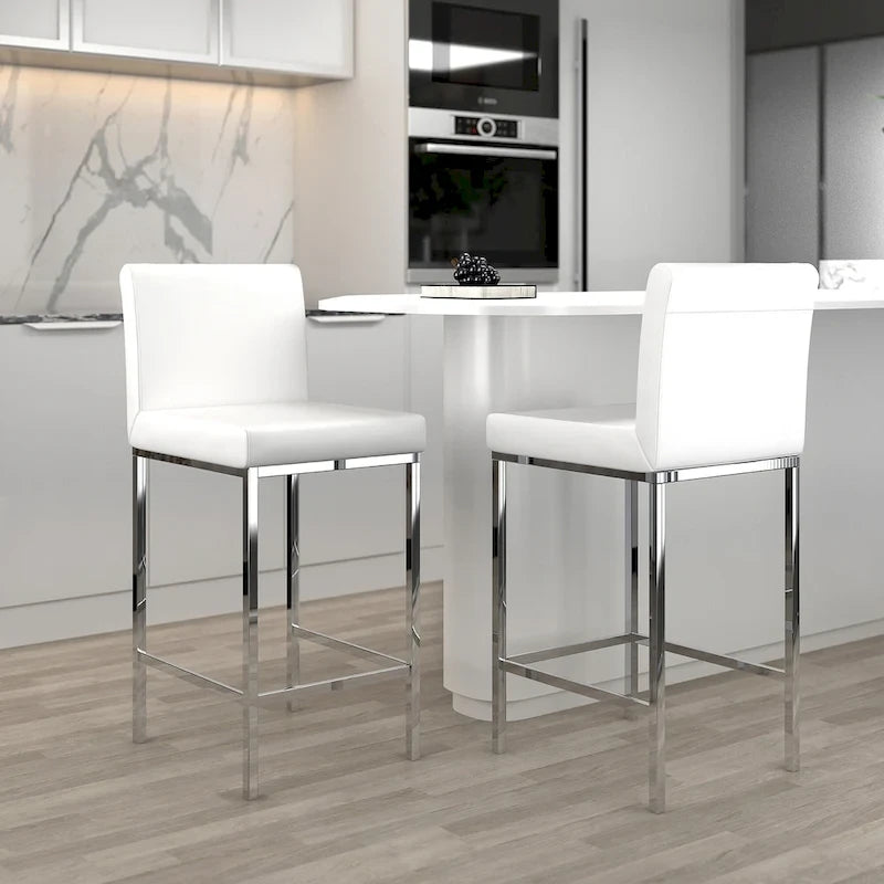 2 moderne Thekenhocker