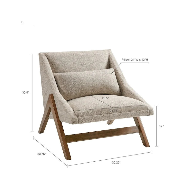 Moderner Loungesessel mit abnehmbarem Kissen