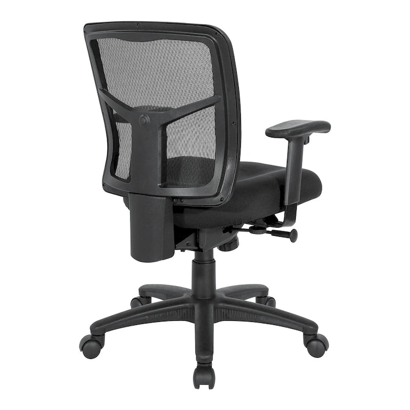 Bürostuhl mit Netzrücken und höhenverstellbaren Armlehnen
