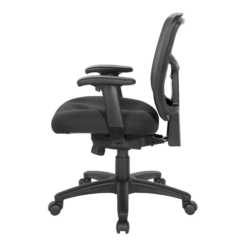 Bürostuhl mit Netzrücken und höhenverstellbaren Armlehnen