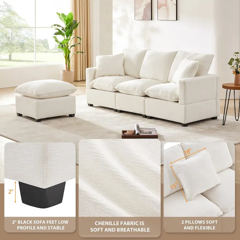 Esszimmerstuhl aus Kunstleder im Camelback-Design mit Ziernägeln, 2er-Set