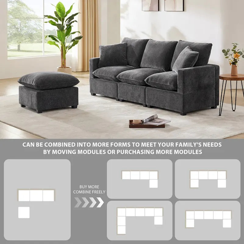 Esszimmerstuhl aus Kunstleder im Camelback-Design mit Ziernägeln, 2er-Set