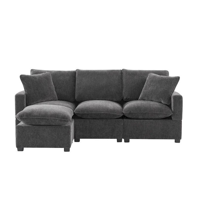 Esszimmerstuhl aus Kunstleder im Camelback-Design mit Ziernägeln, 2er-Set