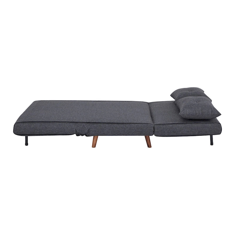 Wandelbarer Stuhl zur Chaiselongue oder zum Bett mit Knopfheftung