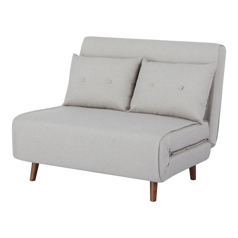 Wandelbarer Stuhl zur Chaiselongue oder zum Bett mit Knopfheftung