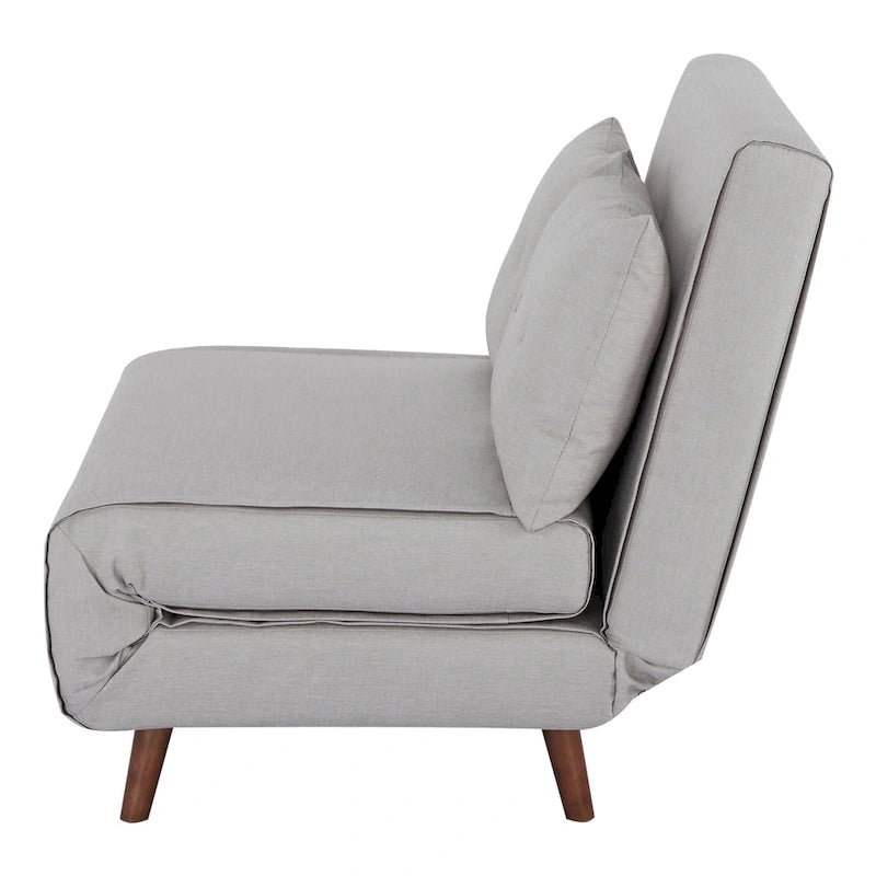Wandelbarer Stuhl zur Chaiselongue oder zum Bett mit Knopfheftung