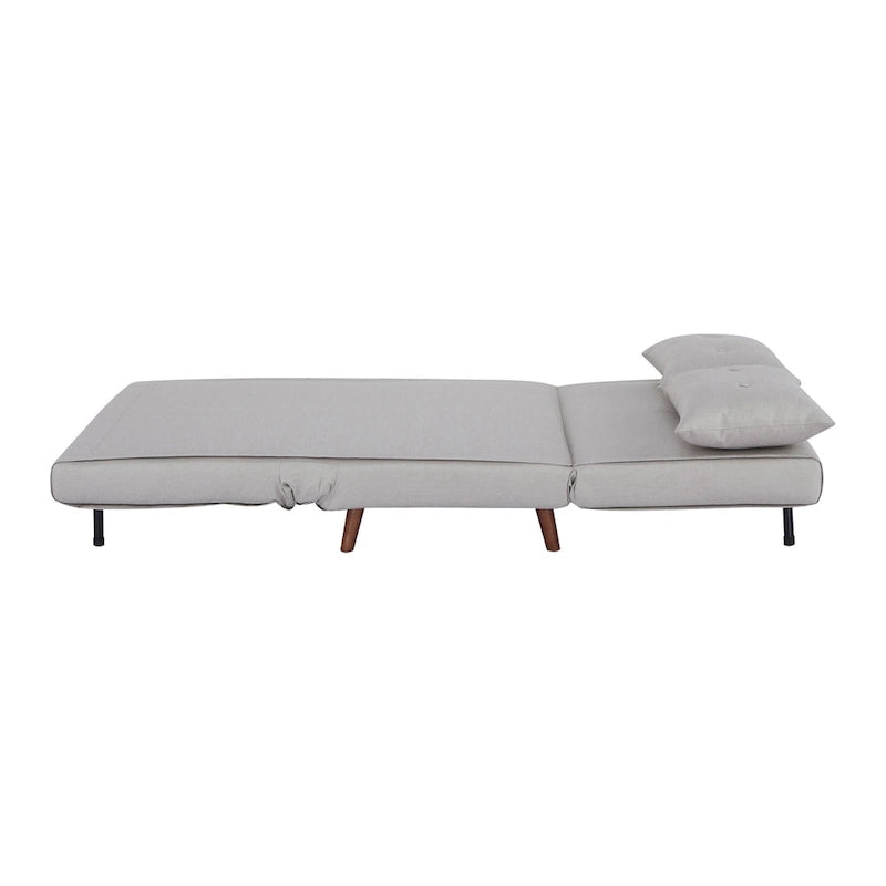 Wandelbarer Stuhl zur Chaiselongue oder zum Bett mit Knopfheftung