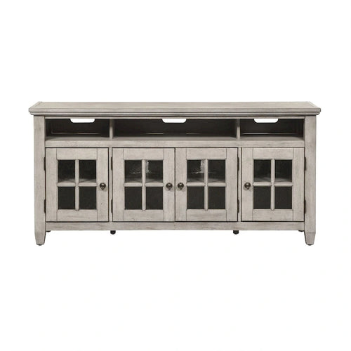 Antiker weißer Tabak-TV-Ständer, 168 cm