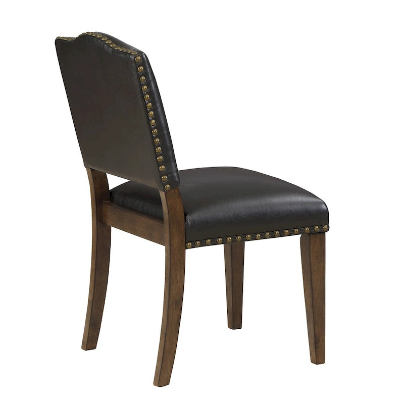 Barhocker aus Kunstleder mit pulverbeschichtetem Eisenrahmen, 2er-Set
